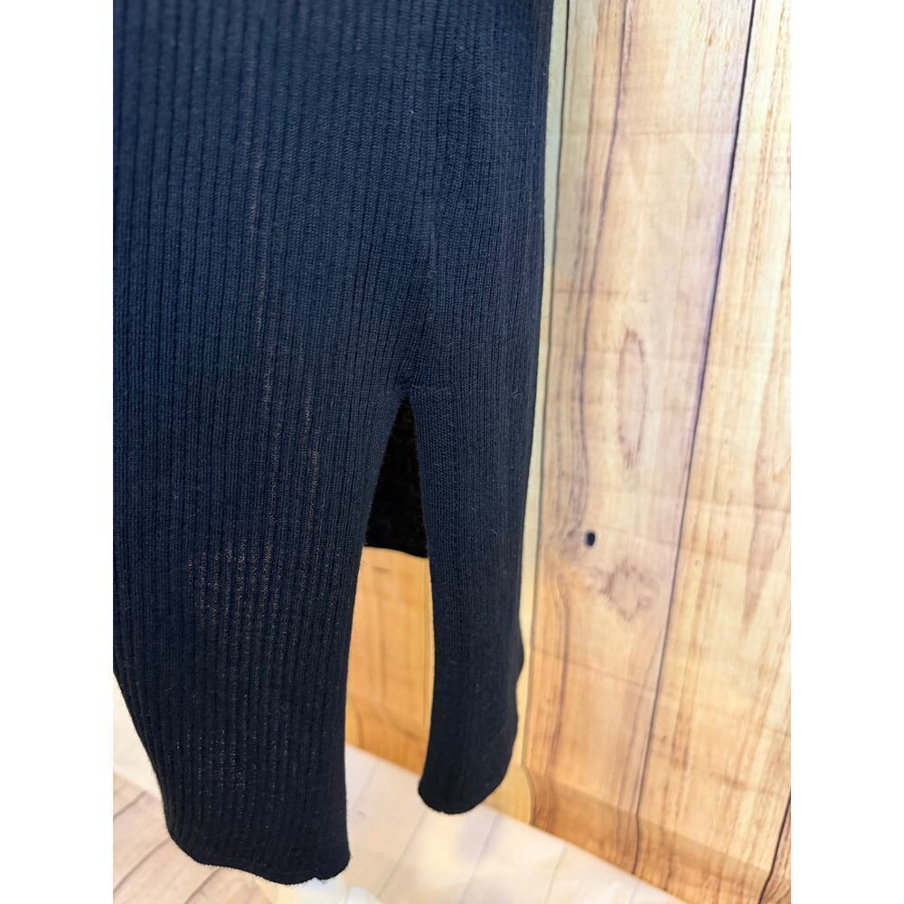 Banana Republic Ribbed Duster Long Cardigan Black Retail $119 Size XS Petite - Picture 6 of 8